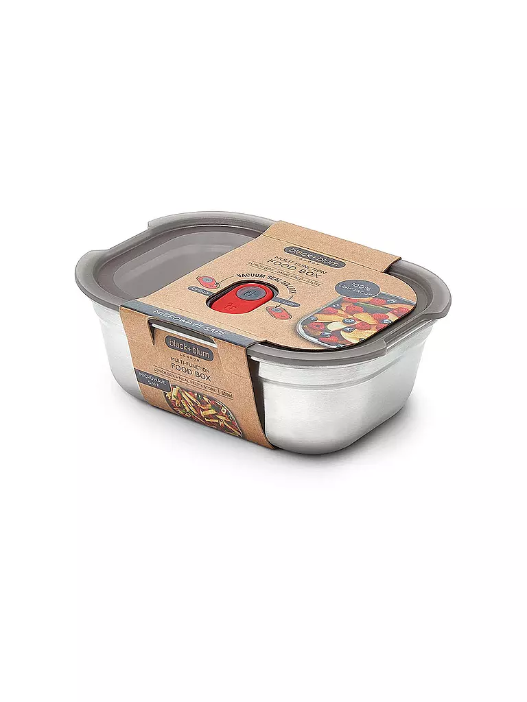 BLACK+BLUM | Multifunzione box 650ml acciaio inossidabile | Argento