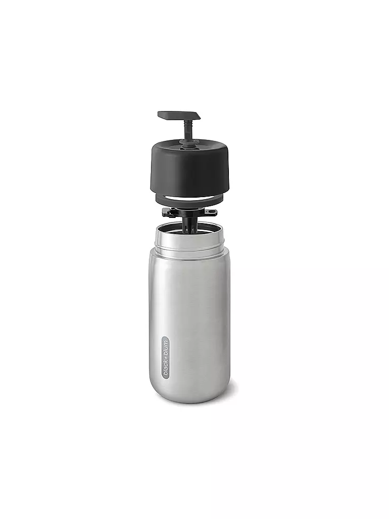 BLACK+BLUM | Thermos - Tazza termica in acciaio inox to Go 340ml Nero/Acciaio inox | Nero