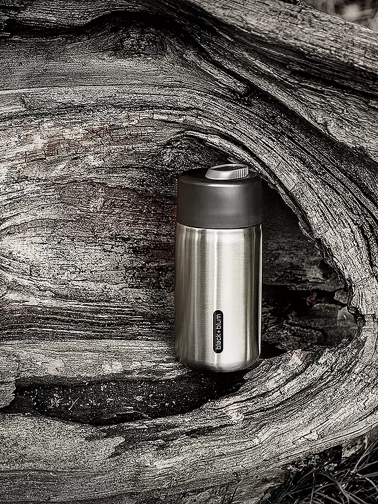 BLACK+BLUM | Thermos - Tazza termica in acciaio inox to Go 340ml Nero/Acciaio inox | Nero