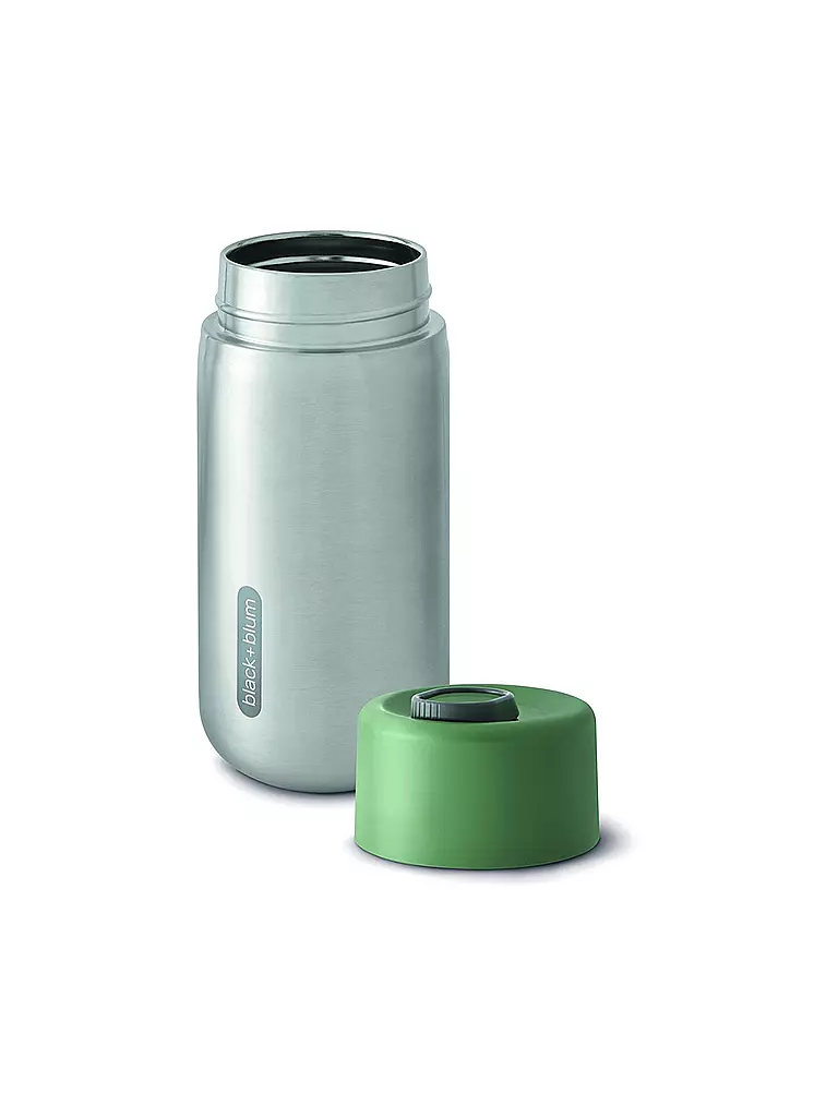 BLACK+BLUM | Thermos - Tazza termica in acciaio inox to Go 340ml Oliva/Acciaio inox |