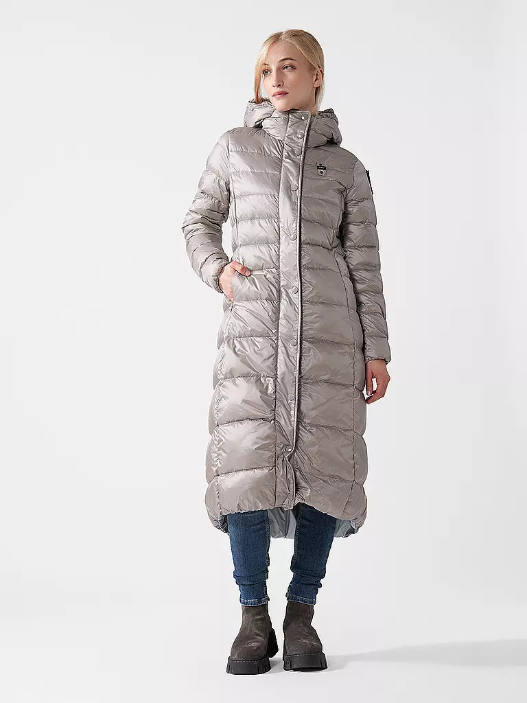 BLAUER | Daunenmantel ANITA | Grigio chiaro