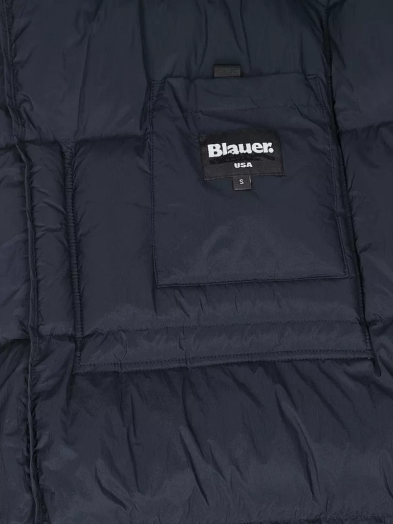 BLAUER | Daunenmantel | Blu scuro