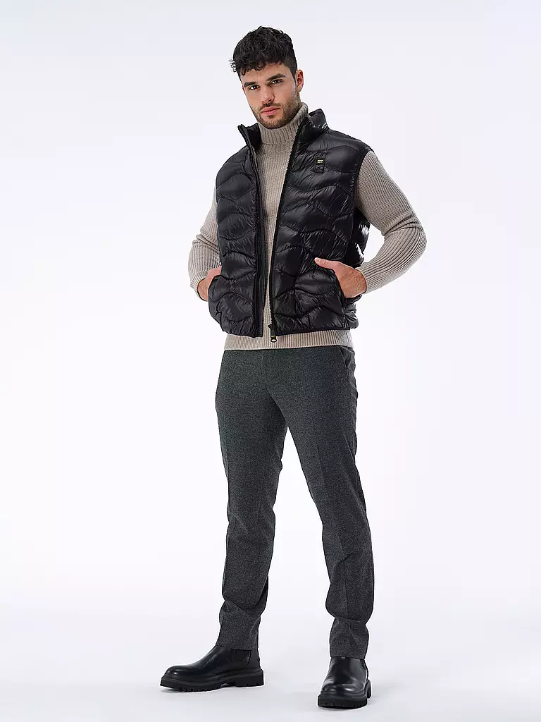 BLAUER | Steppgilet  | Nero