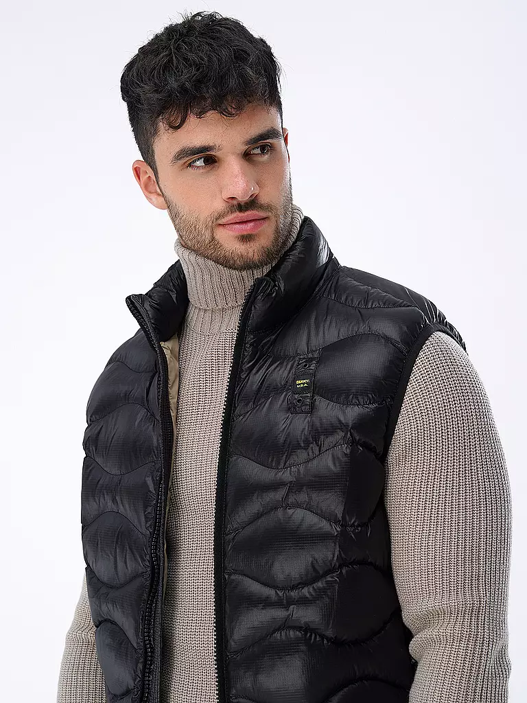 BLAUER | Steppgilet  | Nero