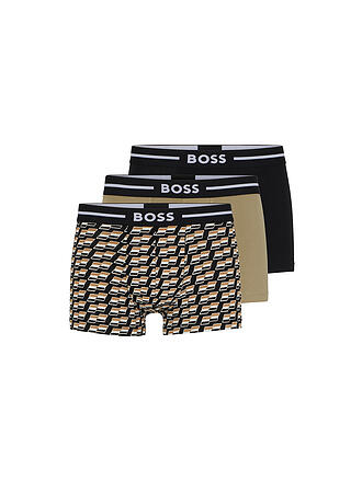 BOSS | Pantaloni confezione da 3 nero oliva fantasia