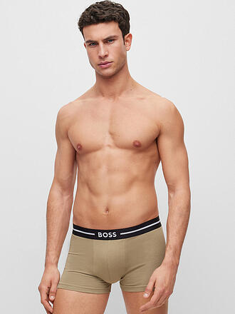 BOSS | Pantaloni confezione da 3 nero oliva fantasia