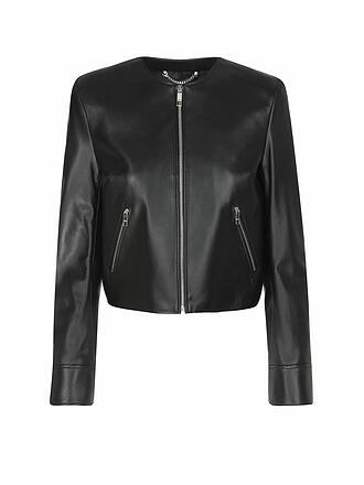 BOSS | Giacca in pelle SADENITA