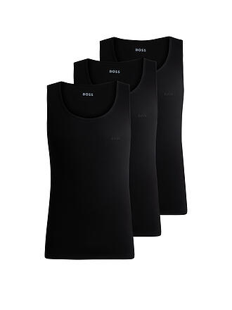 BOSS | Tanktop, confezione da 3, nero