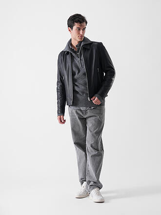 BOSS | Giacca in pelle H-MAPSON4