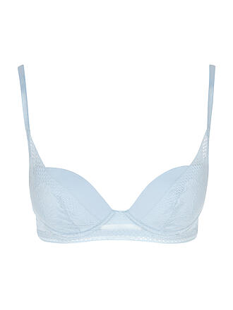 BOSS | Reggiseno con ferretto HALF PAD_PEONY LACE azzurro