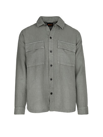 BOSS | Overshirt in lino LOCKY_3