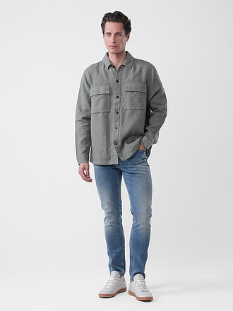 BOSS | Overshirt in lino LOCKY_3