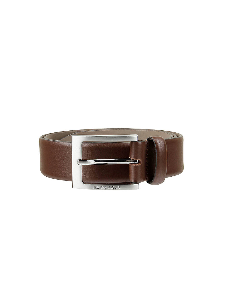 Cintura in pelle Barnadine marrone chiaro 90