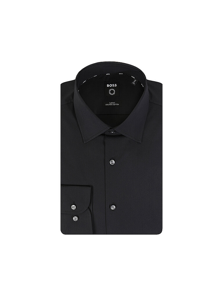 Camicia Slim Fit Hank nero 37