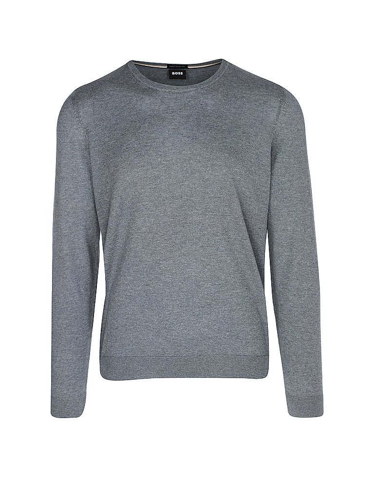 Pullover Slim Fit LENO-P grigio XL