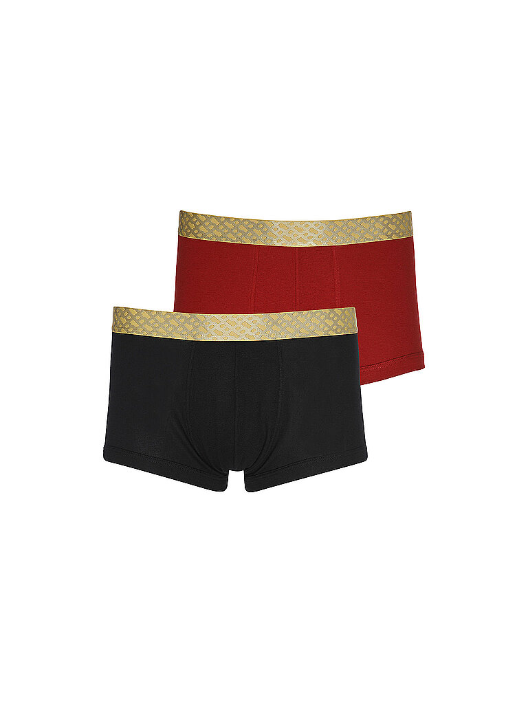 Pantaloni confezione da 2 rosso acceso nero XXL