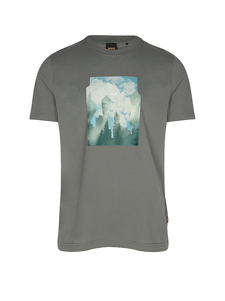 Boss T-Shirt TE_COVER oliva M
