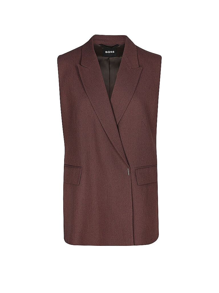 Boss Gilet JANKANIA marrone 42