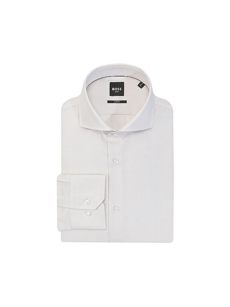 Boss Camicia slim fit beige 44