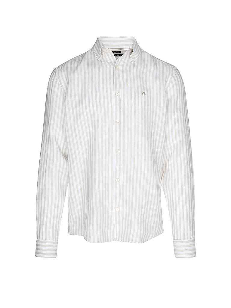 Camicia di lino H-LIAM beige M