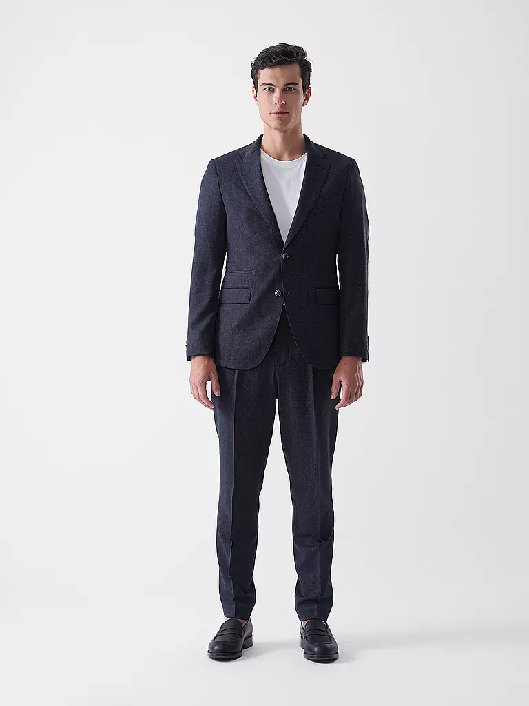 BOSS | Abito Slim Fit L-HESTON2 | Blu scuro