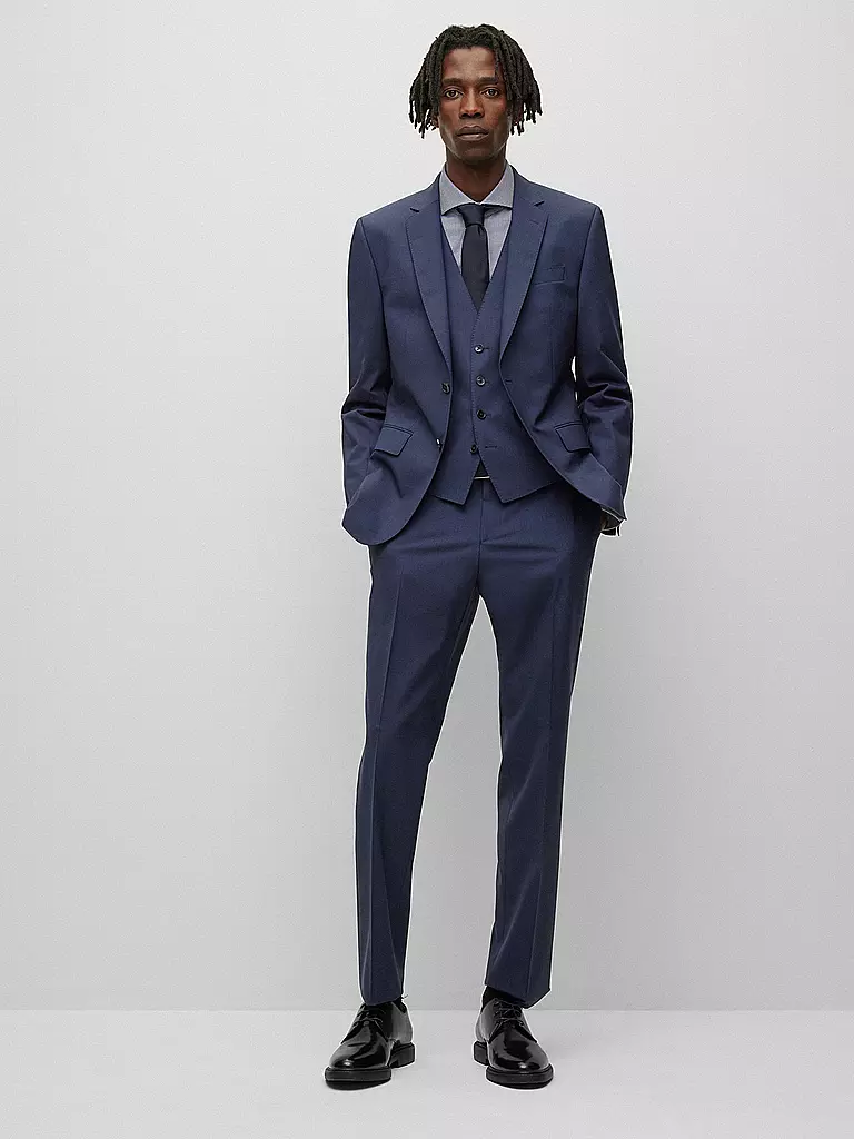 BOSS | Anzughose Slim Fit GENUIUS | Blu