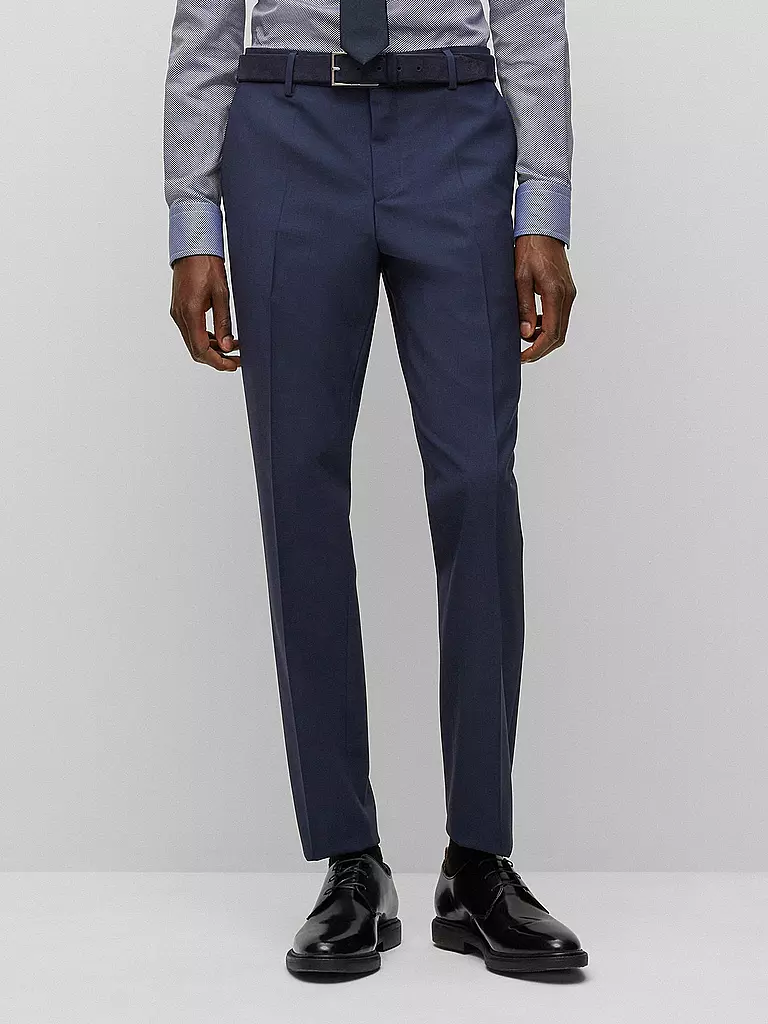 BOSS | Anzughose Slim Fit GENUIUS | Blu