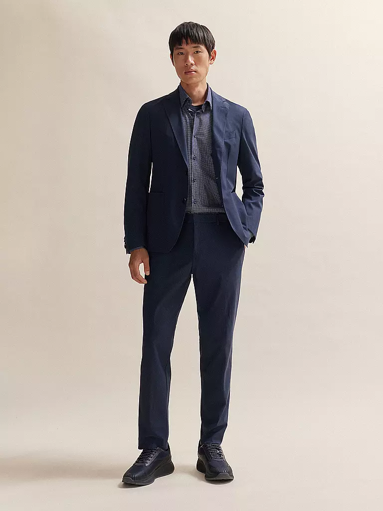 BOSS | Anzughose | Blu scuro