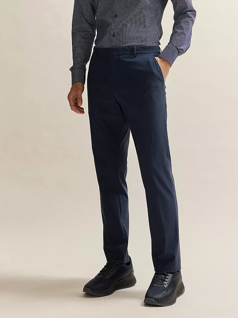 BOSS | Anzughose | Blu scuro