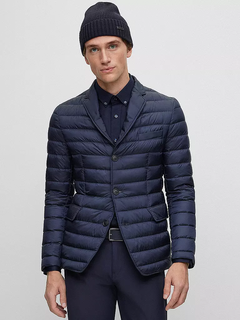 BOSS | Berretto - Cuffia FATI | Blu scuro