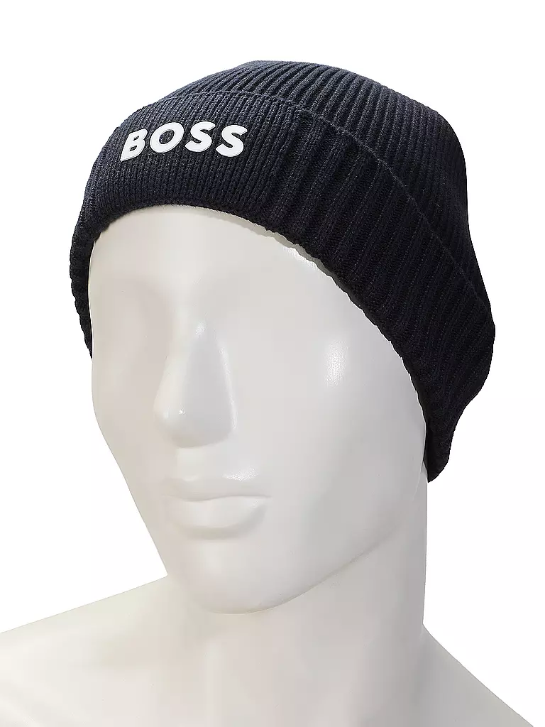 BOSS | Berretto - Cuffia | Blu scuro