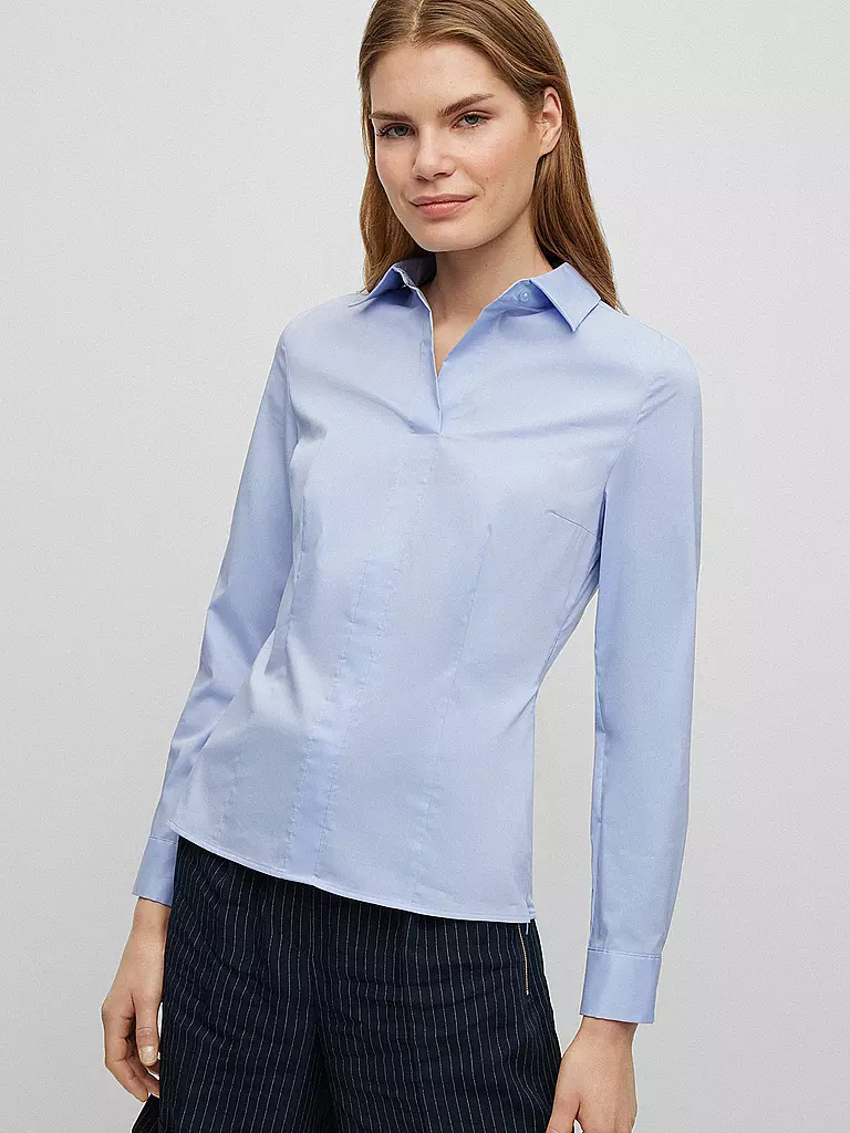 BOSS | Blusa slim fit BASHINA | Blu