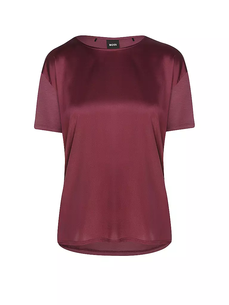 BOSS | Blusenshirt ESANDY | Rosso scuro