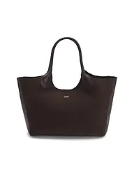 BOSS | Borsa in pelle - Borsa a spalla LENAH TOTE | Rosso scuro
