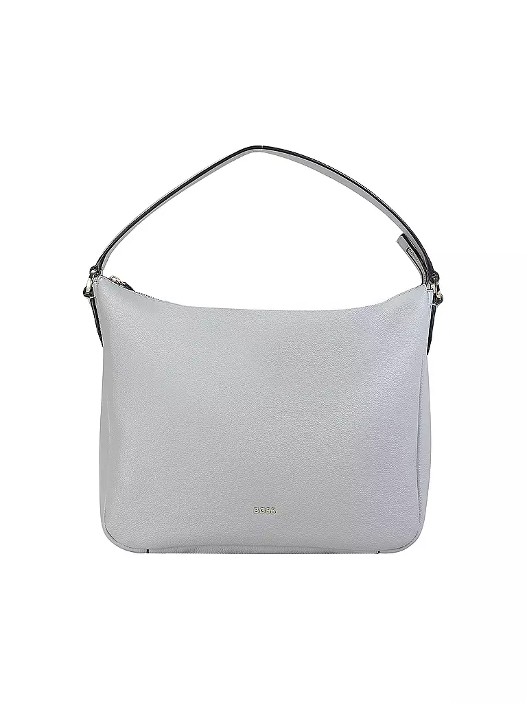 BOSS | Borsa in pelle - Hobo Bag ALYCE Medium | Bianco