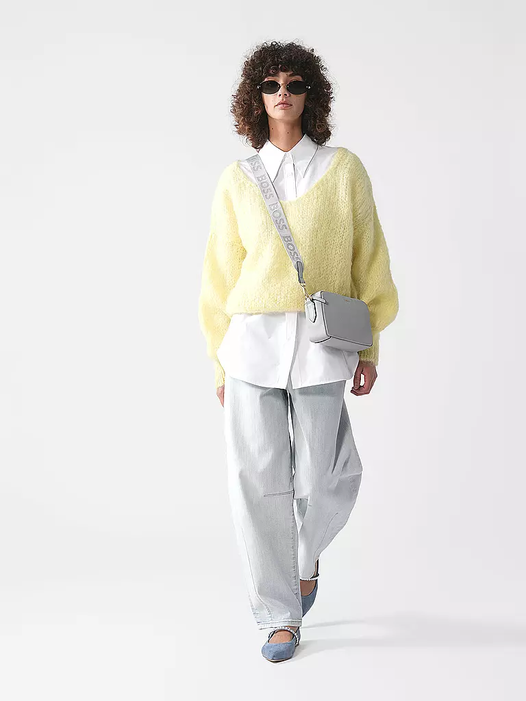 BOSS | Borsa in pelle - Mini Bag ALYCE | Bianco