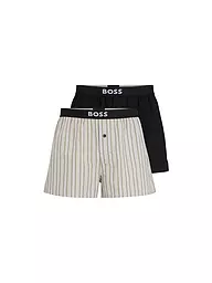 BOSS | Boxer da uomo confezione da 2 blu open | Beige