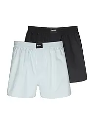 BOSS | Boxer 2 pz. open blue | Bianco