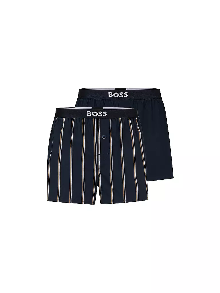 BOSS | Boxer da uomo confezione da 2 blu open | Blu