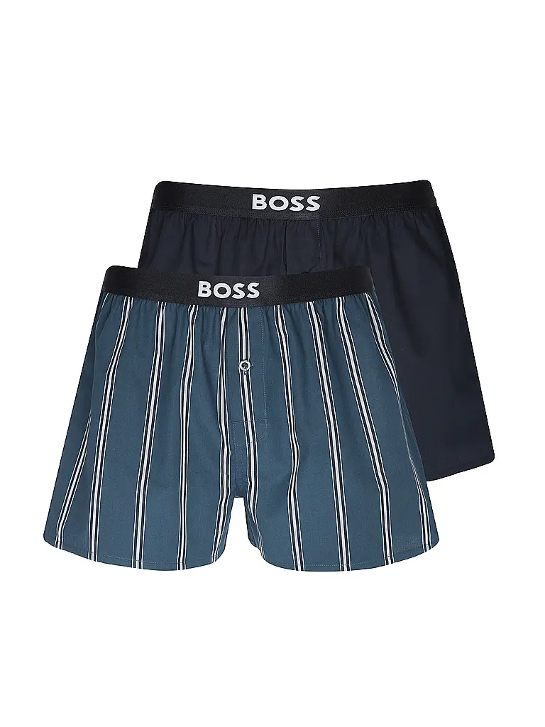 BOSS | Boxer da uomo confezione da 2 blu open | Blu