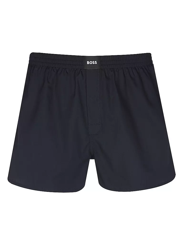 BOSS | Boxer da uomo confezione da 2 light / azzurro pastello | Blu scuro