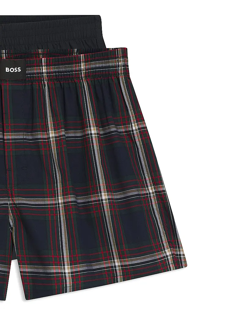 BOSS | Boxer da uomo confezione da 2 pz. open blue | Blu scuro