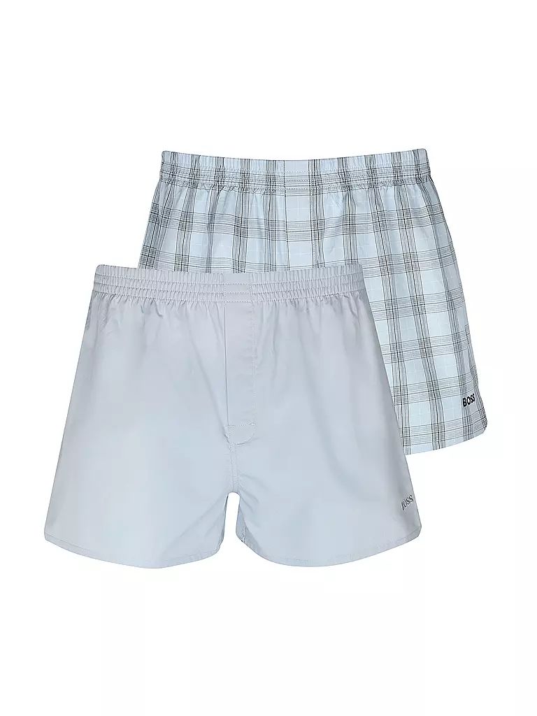 BOSS | Boxershorts 2-er Pkg light pastel blue | Blu chiaro