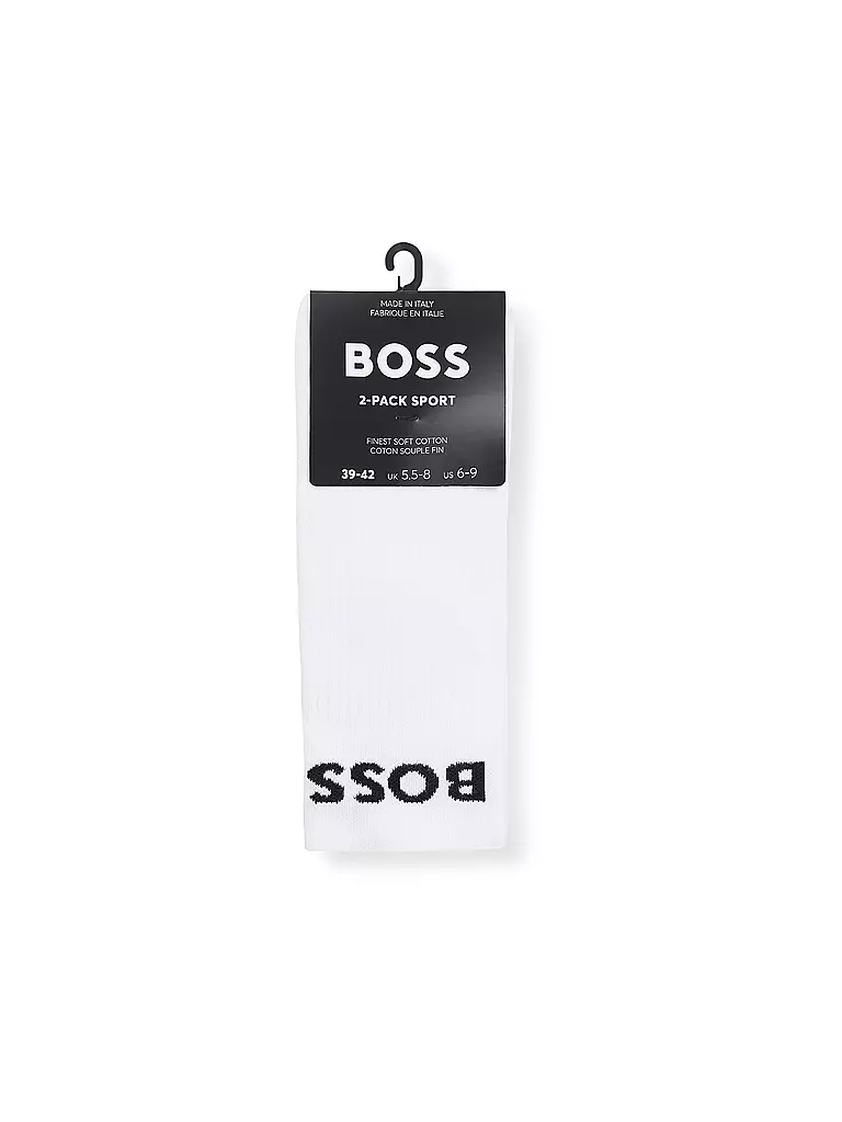 BOSS | Calzini confezione da 2 bianco | Bianco