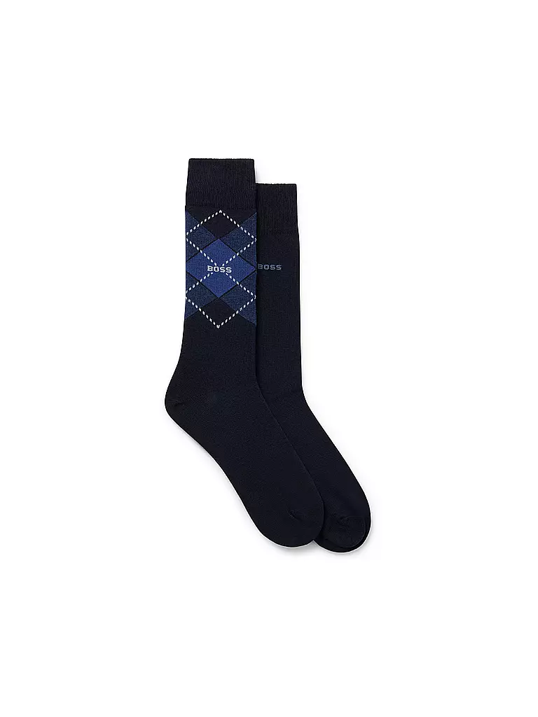 BOSS | Calzini confezione da 2 blu scuro | Blu scuro