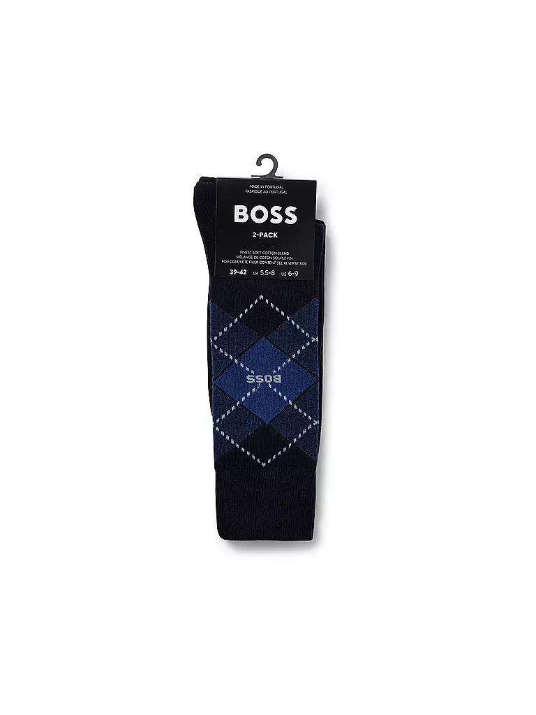 BOSS | Calzini confezione da 2 blu scuro |