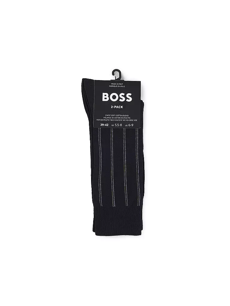 BOSS | Calzini confezione da 2 blu scuro |