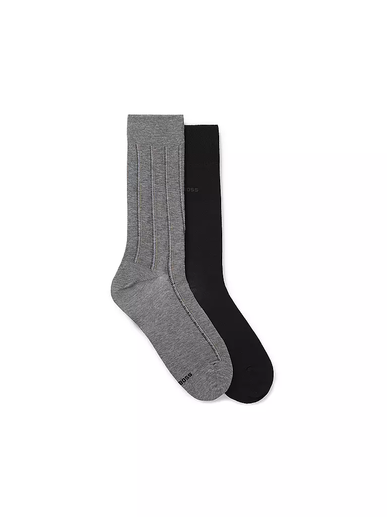 BOSS | Calzini confezione da 2 medium grey | Grigio