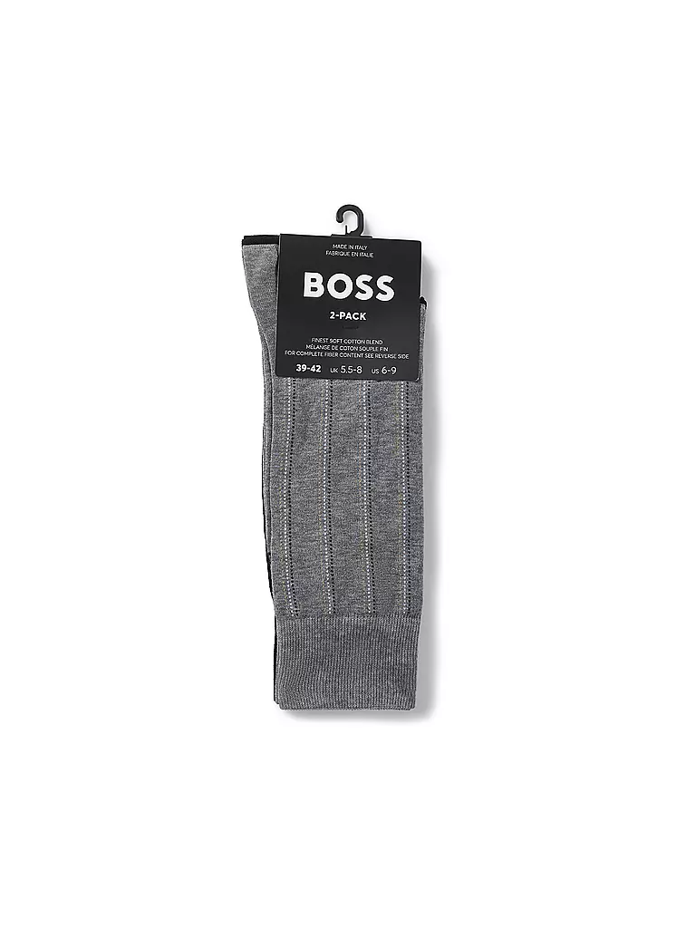 BOSS | Calzini confezione da 2 medium grey | Grigio