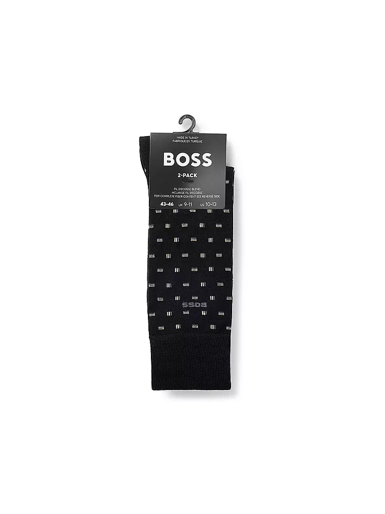 BOSS | Calzini confezione da 2 nero | Nero